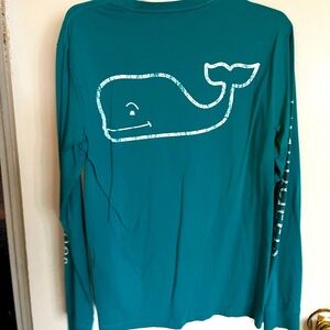 Teal Vineyard vines Graphic long sleeve Shirt